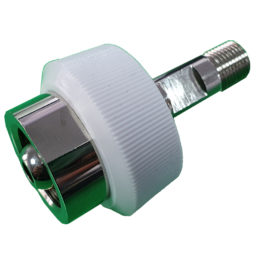 DISS Adapter, 1.5″ Stem, USA, Oxygen, 1/8″ MNPT, DISS Handtight