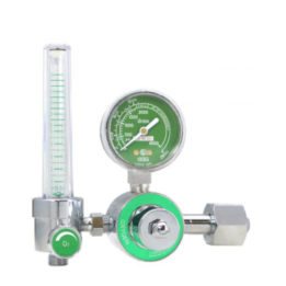 Gas Regulator, Diaphragm Type, Oxygen, CGA870 Yoke, 15LPM Flowmeter