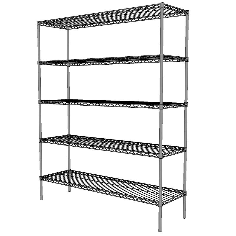 CW Shelf Unit - 457mm Wide 914mm Long 5 Shelves